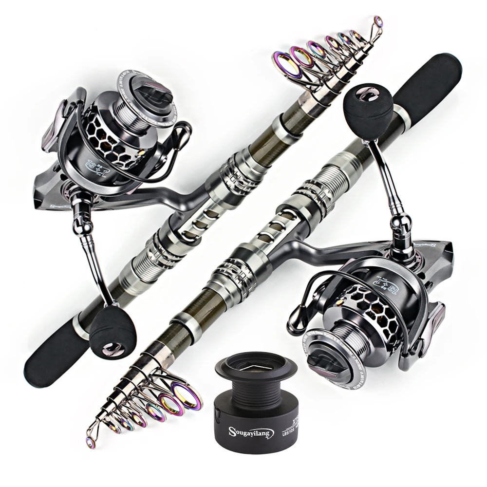 Fishing Rod Surf - Sougayilang 1.8-3.3m Carbon Fiber Spinning Fishing