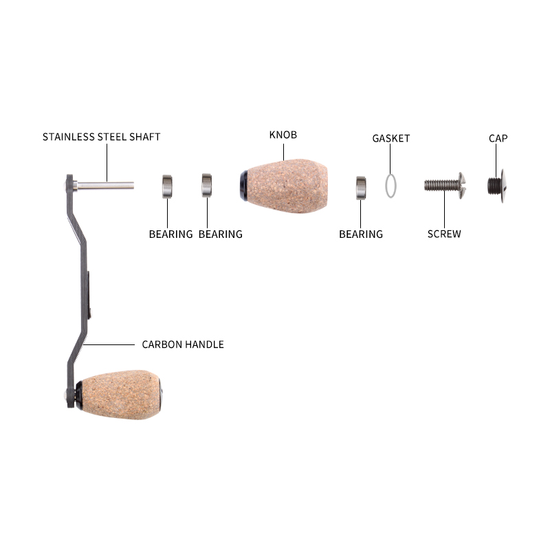 RUKE  Fishing Reel Handle Carb - Daiwa Reel Bg 评论和价格